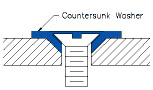 countersunk washer drawing