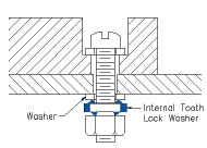 internal lock washer drawing